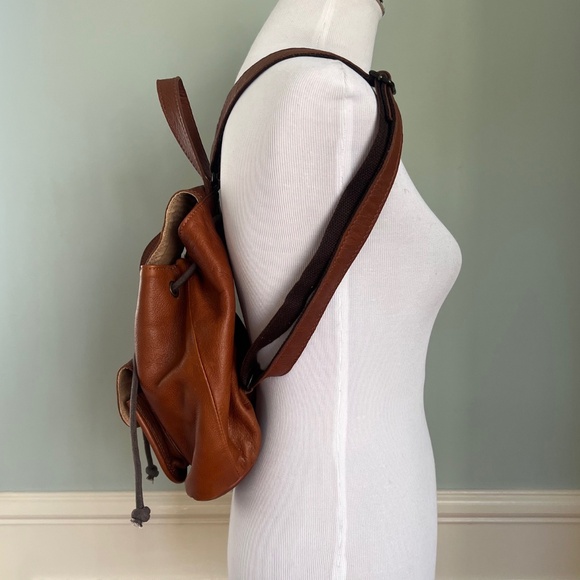 Paul Marius Leather Backpack, Lebaroudeur, Light Brown main image 10